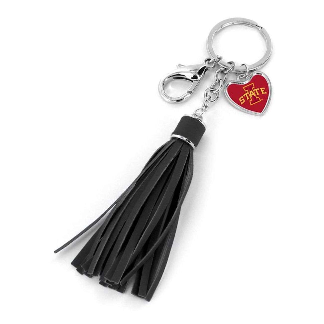 Aminco NCAA Iowa State Cyclones Tassel Keychain/Purse Charm