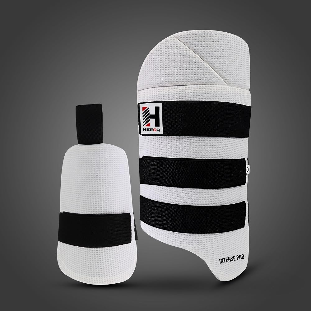 Heega Choice Of Champion Intense Pro Batting Thigh Guard | Cricket Inner Thigh Pad Men, Right Hand, Colour - White-image-30