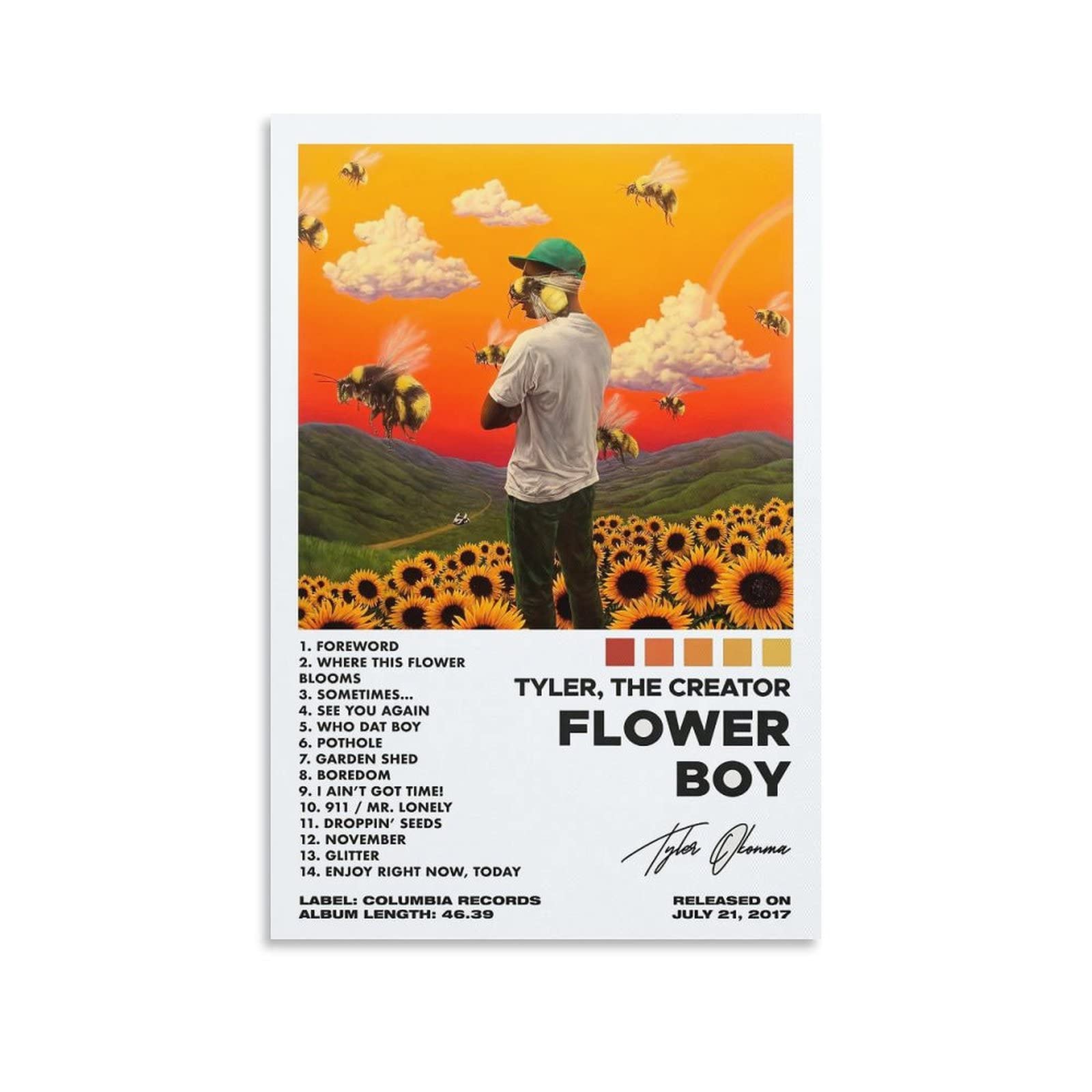 Amazon.co.jp: Tyler Poster The Creator - フラワーボーイ ポスター