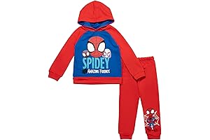 Spidey and His Amazing Friends Pajamas - Superhero Hoodie and Sweatpants (2T...