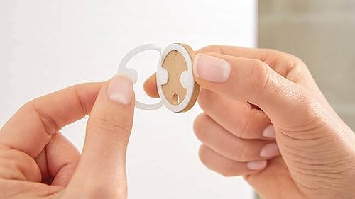 Miniatura 6 de tesa Draad - Escobilla de ducha autoadhesiva, de metal cromado de alto brillo, sin taladros con tecnología de montaje adhesivo tesa Power, 6.890 in