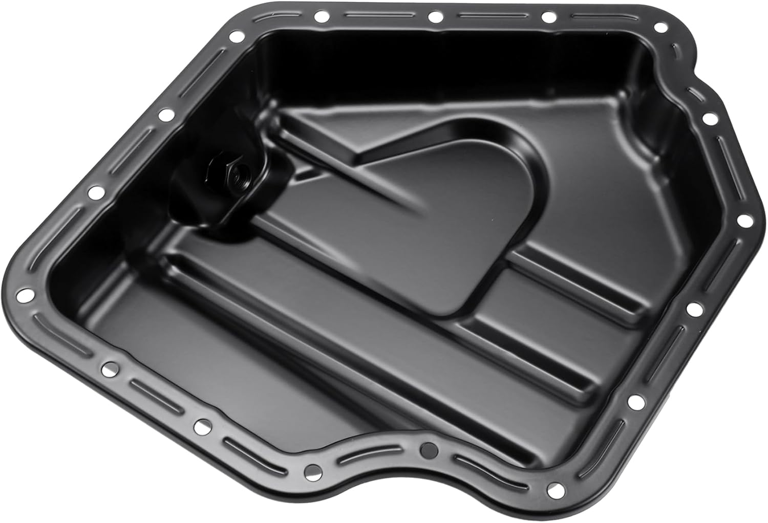 No.5184404AF Engine Oil Pan Oil Pan Sump Transmission Oil Pan for Dodge Grand Caravan 2011-2020 Iron Black
