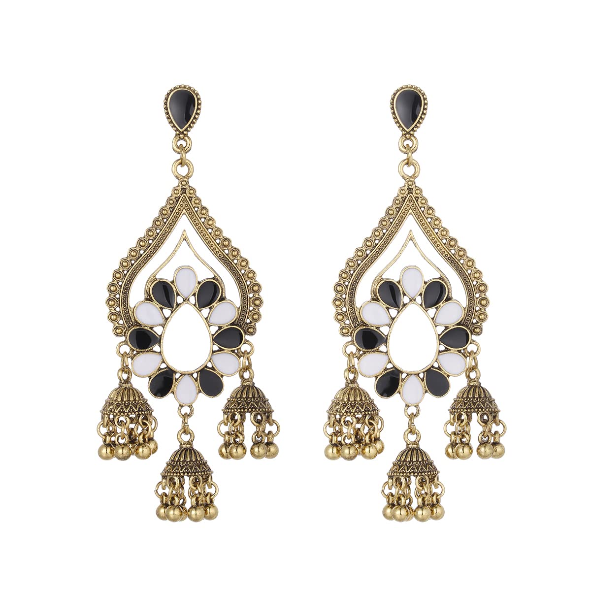 See full amazon price history chart for Destiny Jewels Oxidised Traditional Kundan Gold Jhumki Earrings For Women & Girls Destiny Jewels Oxidised Traditional Kundan Gold Jhumki Earrings For Women & Girls (B09XBJKK97) Amazon Price History, Amazon Price Tracker