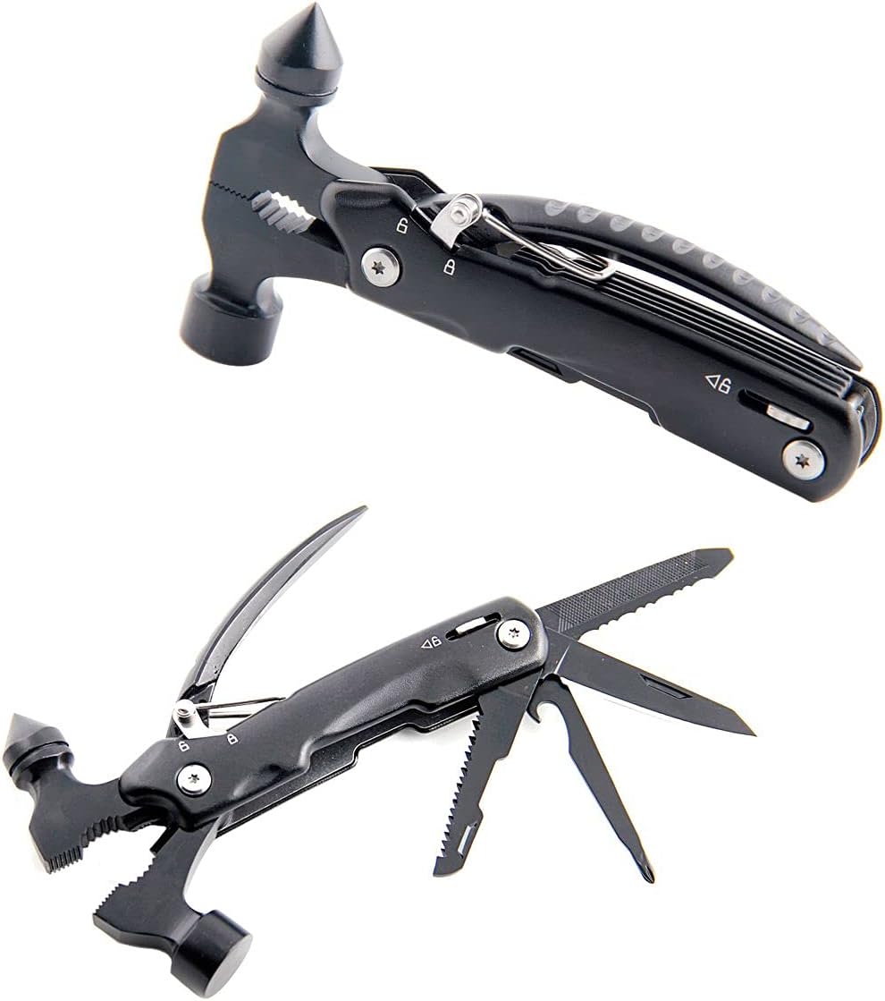 Survival Hammer Multitool All in One Tools Mini Hammer Multitool, Mini