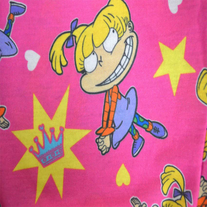Komar Kids Girls Nickelodeon Rugrats Angelica I am in Charge Girls Pajama (8) Pink2