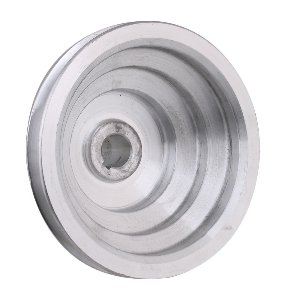 54 mm à 150 mm de diamètre extérieur - 20 mm d'alésage - Largeur d'alésage de 12,7 mm - En aluminium - Poulie pagode à 5 étapes pour courroie de distribution de type A