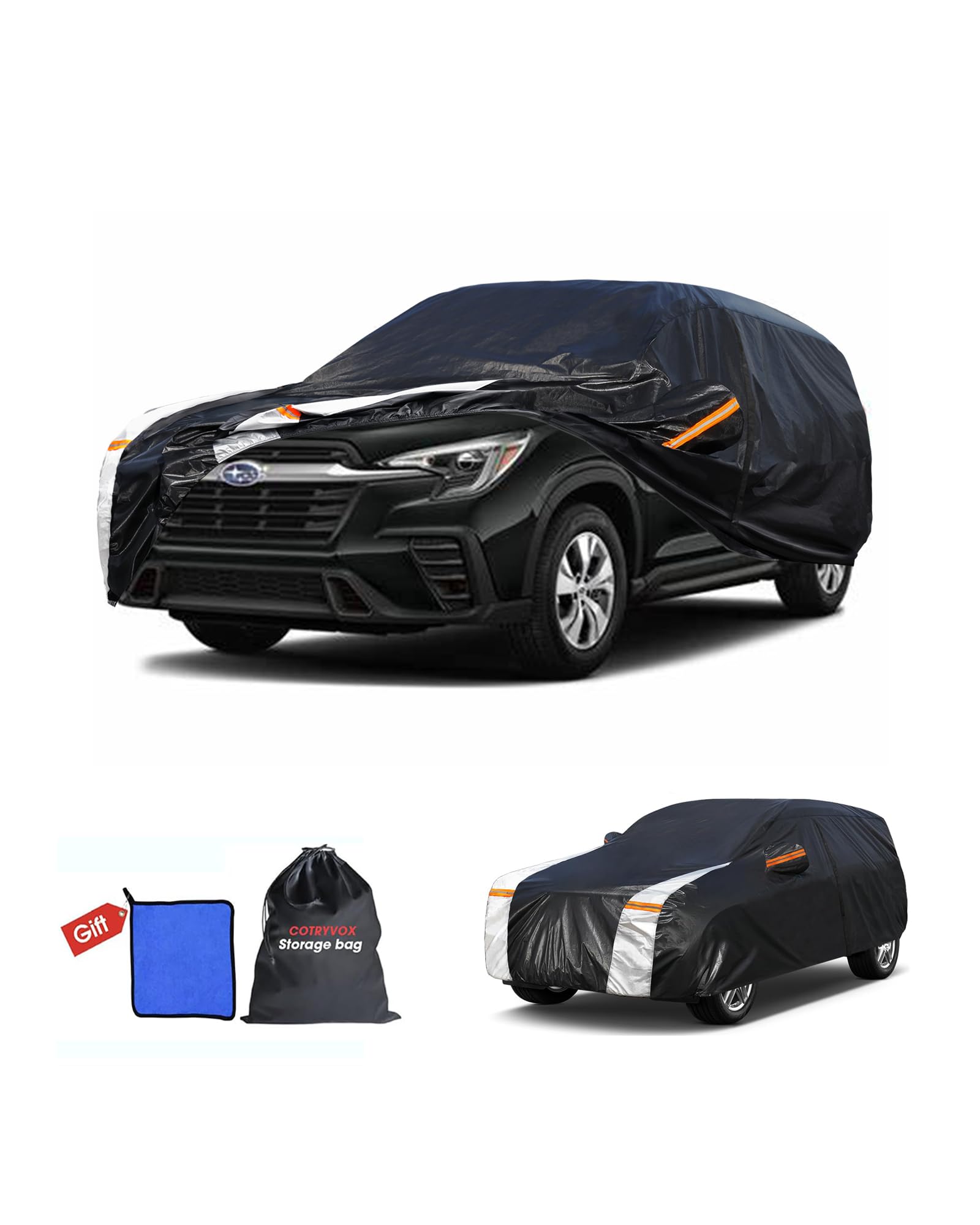 Subaru Outback Car Cover 100% Waterproof All Weather, Gift with Towel, 10 Layers SUV Car…
