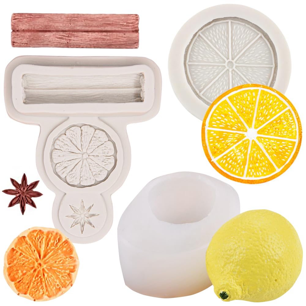 Moule En Silicone 3D Citron Pour Savon, Chocolat, Résine Époxy - Parfait Pour Créations Artisanales