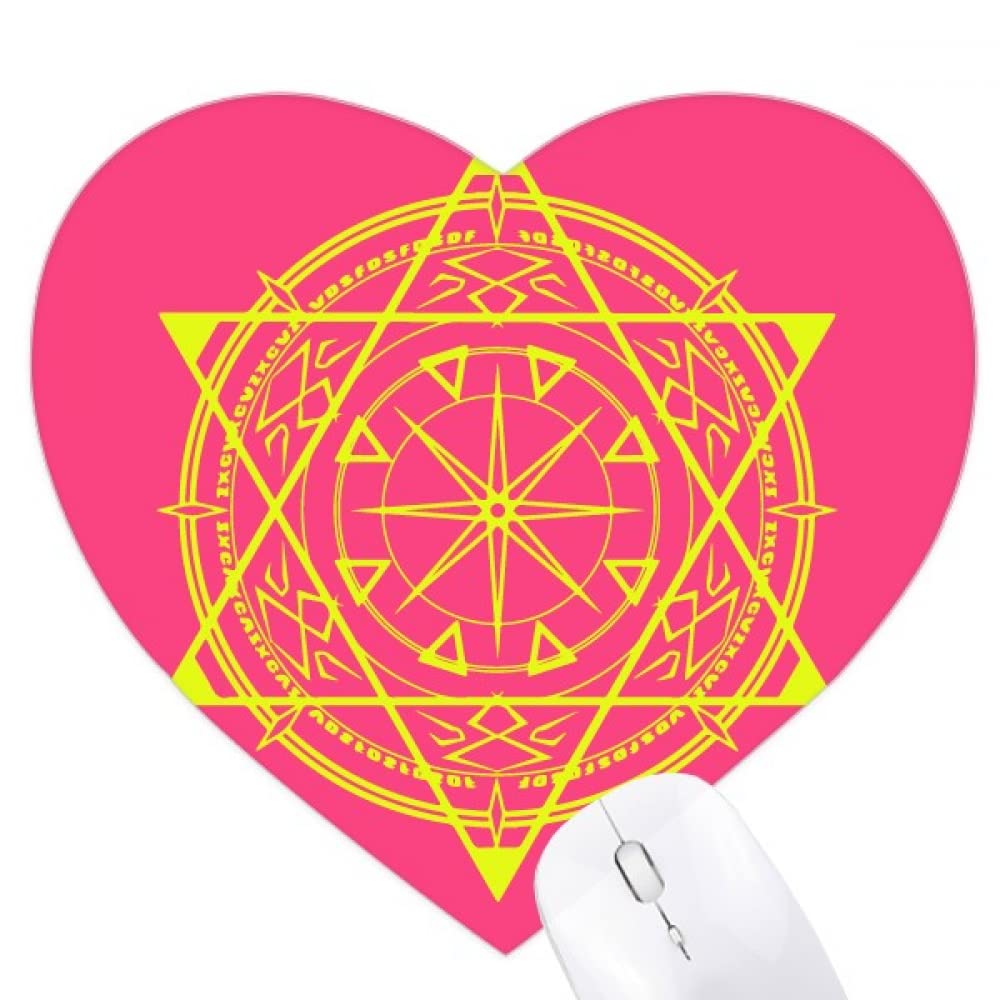 Pulchritude Refinement Heart Mousepad Rubber Mat Game Office