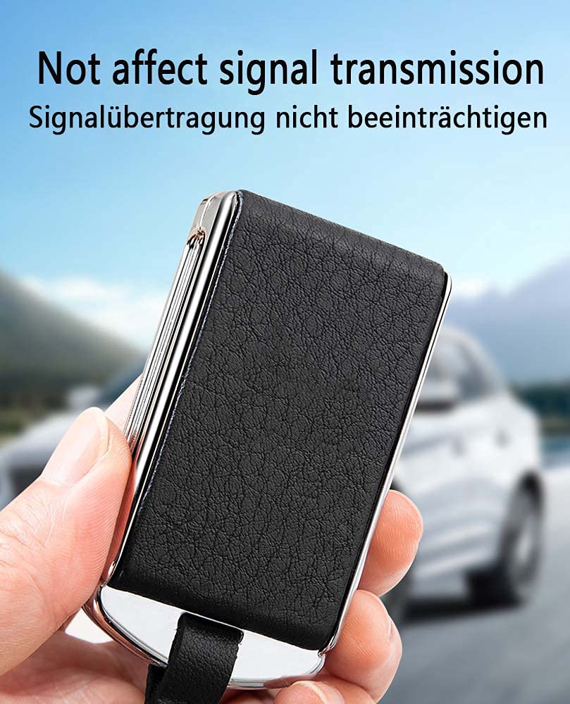 Custodia In Pelle Per Chiave Auto Volvo (2017-2020) – Modelli XC90, S90, V90, XC60, XC40 – Copertura In Cuoio Marrone Con Portachiavi E Cacciavite - 3