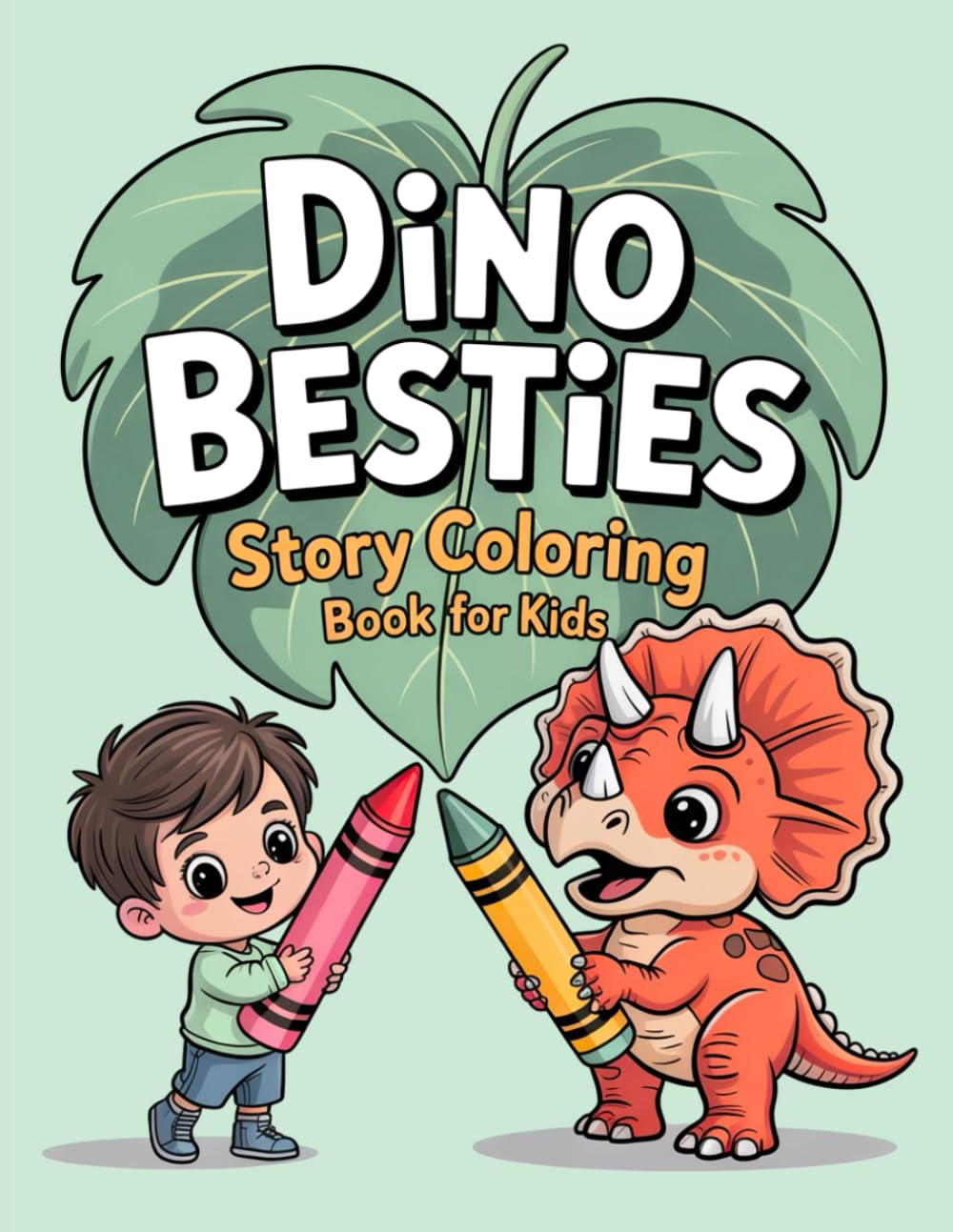 Dinosaur Coloring Book for Kids Ages 3-7: Cute Baby Dinosaurs to Color and Learn – Fun Activity Book for Boys and Girls: 65 adorable dinosaur pages ... – perfect gift for toddlers and preschoolers!