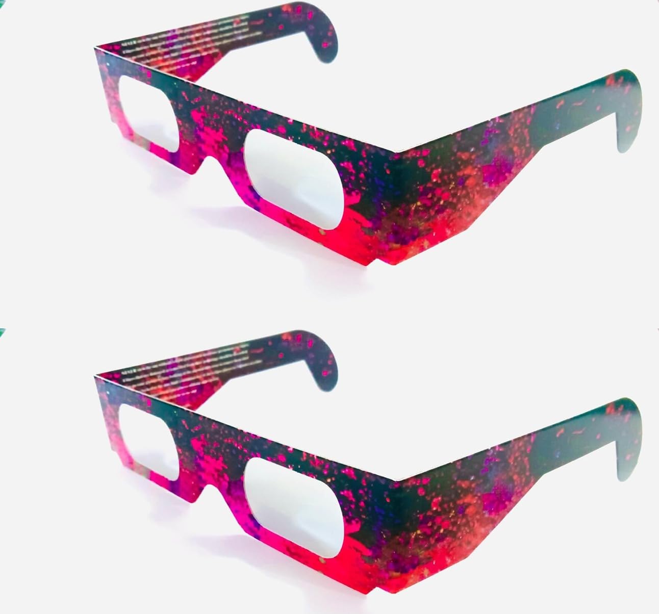 Gravitis Premium Solar Eclipse Glasses - ISO 12312-2 Certified for Safe Direct Sun Viewing, Durable Superior Cardboard Frame, Pack of 2 - Perfect for Astrology Enthusiasts