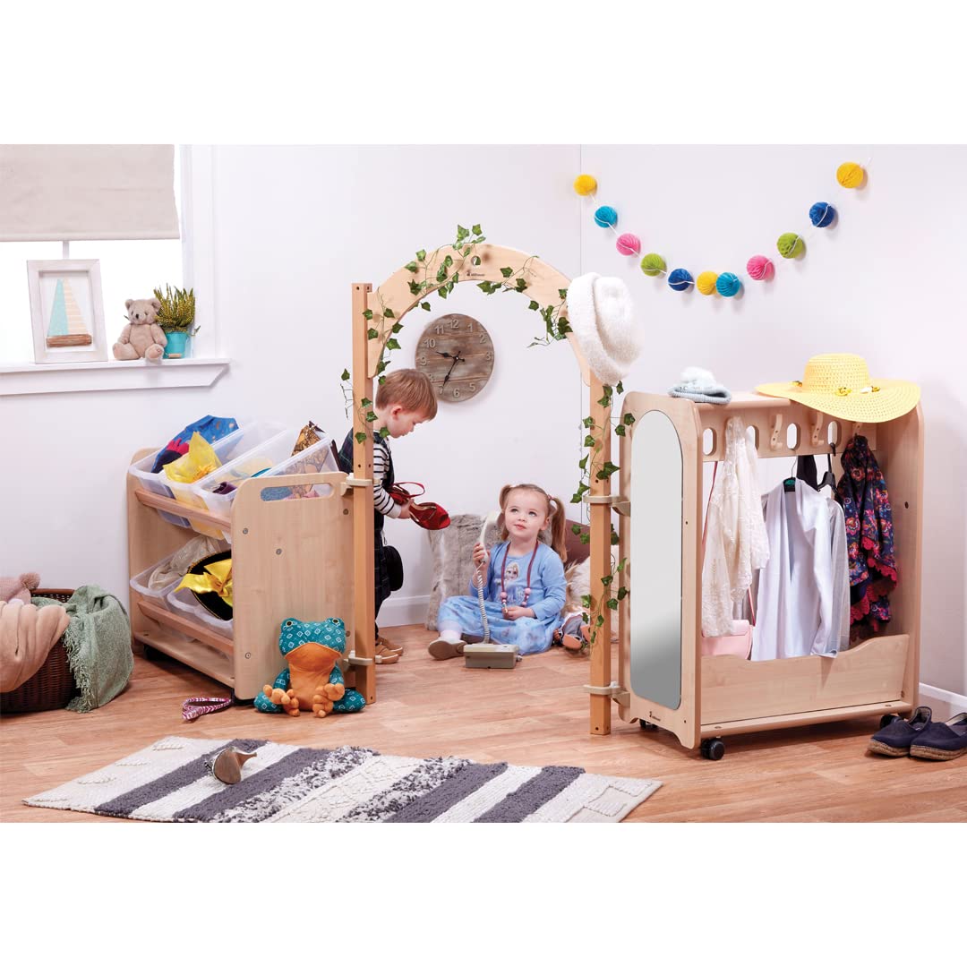 Office Needs DirectMillhouse Mini Toddler Dressing Up Zone with Baskets for EYFS Pre-School PT164