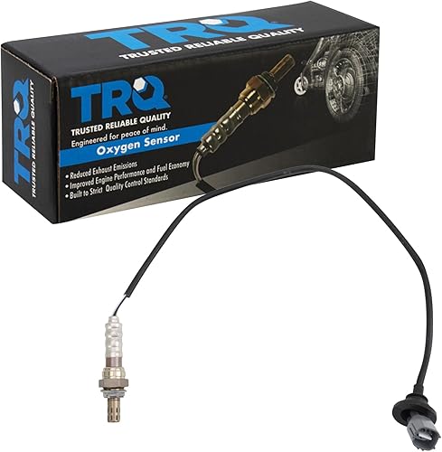 Vista 206 de TRQ Sensor de Oxígeno O2 de 4 Hilos de Banda Estrecha Compatible con VW Atlas 2.0L 2018-21, VW GTI 2.0L 2016-18, Audi A3 Quattro 2.0L 2015-18, VW