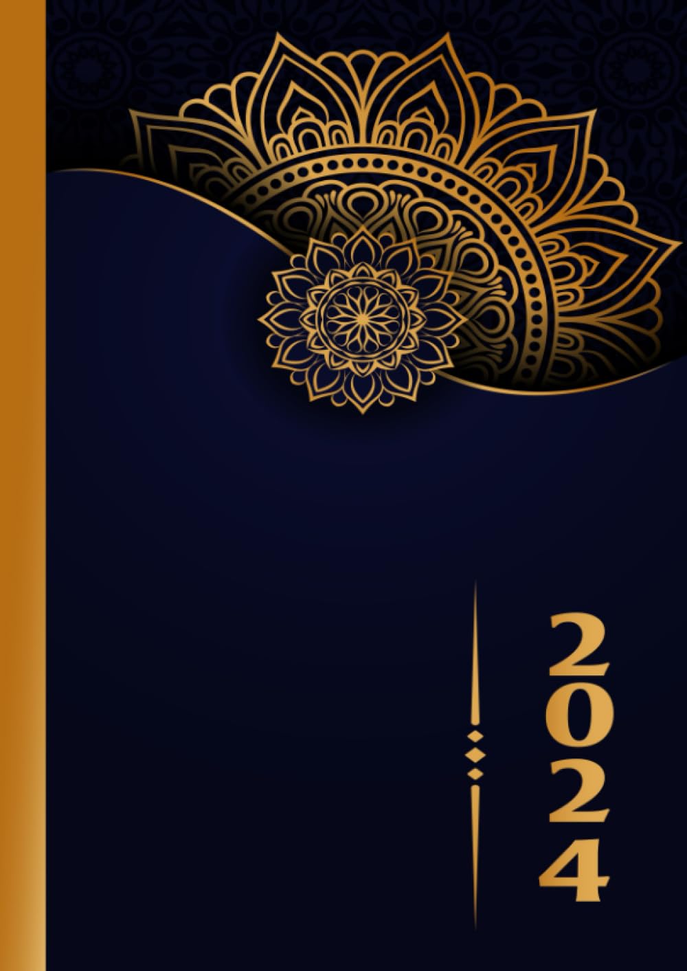 Agenda 2024: Giornaliero Da Gennaio a Dicembre 2024, 12 Mesi, 1 Pagina per Giorno, Formato A4