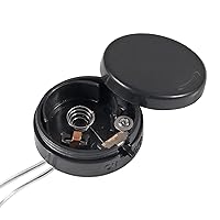Vista 3 de Alinan 20 cables tipo plomo 2 x 3 V CR2032 moneda botón celda batería caso con interruptor de encendido/apagado, soporte de batería CR2032 titular