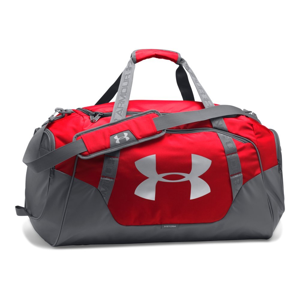 Under Armour Undeniable 3.0 Medium Duffle Bag, Red/Graphite, One Size