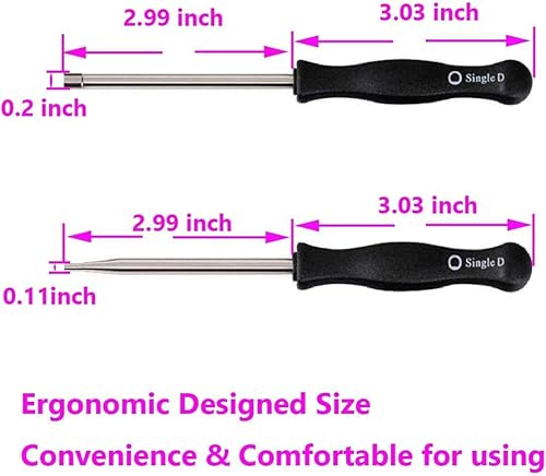 Miniatura 2 de FJCSWJ Kit de herramientas de ajuste de carburador de 10 piezas para carburador común de 2 ciclos, ajuste de motosierra de motor pequeño, devorador