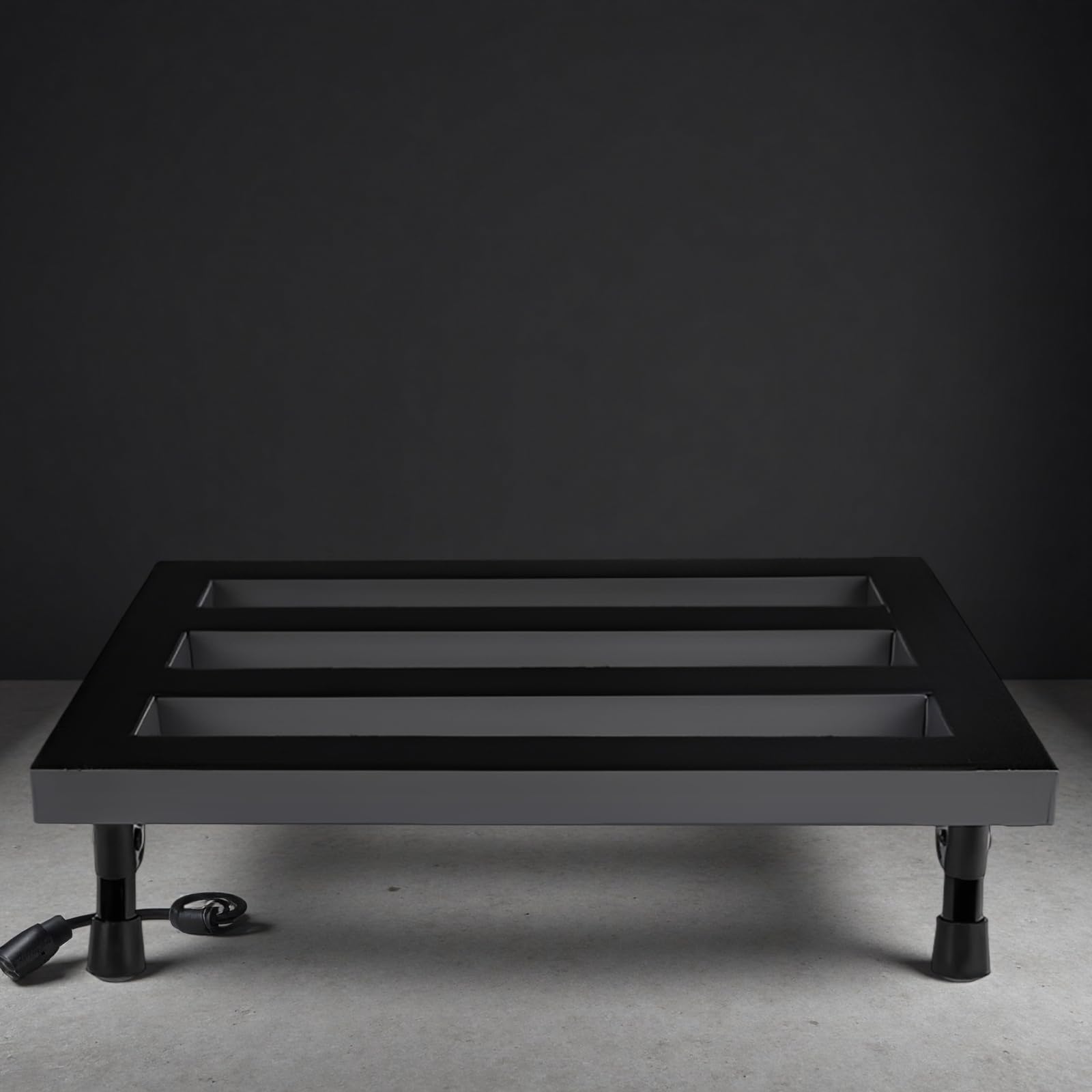 Zestaw pedalboardów, pedalboard ze stopu aluminium, 40 x 16 x 8 cm, z torbą do przenoszenia, paskiem na ramię, zapięciem na rzep, przenośna, mała tablica do pedałów gitarowych