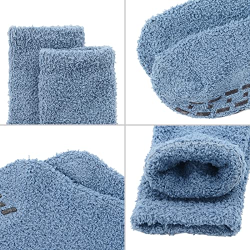 American Trends Hospital Socks Non Slip Socks with Grips for Women Fuzzy Fluffy Grippy Socks Warm Slipper Socks2