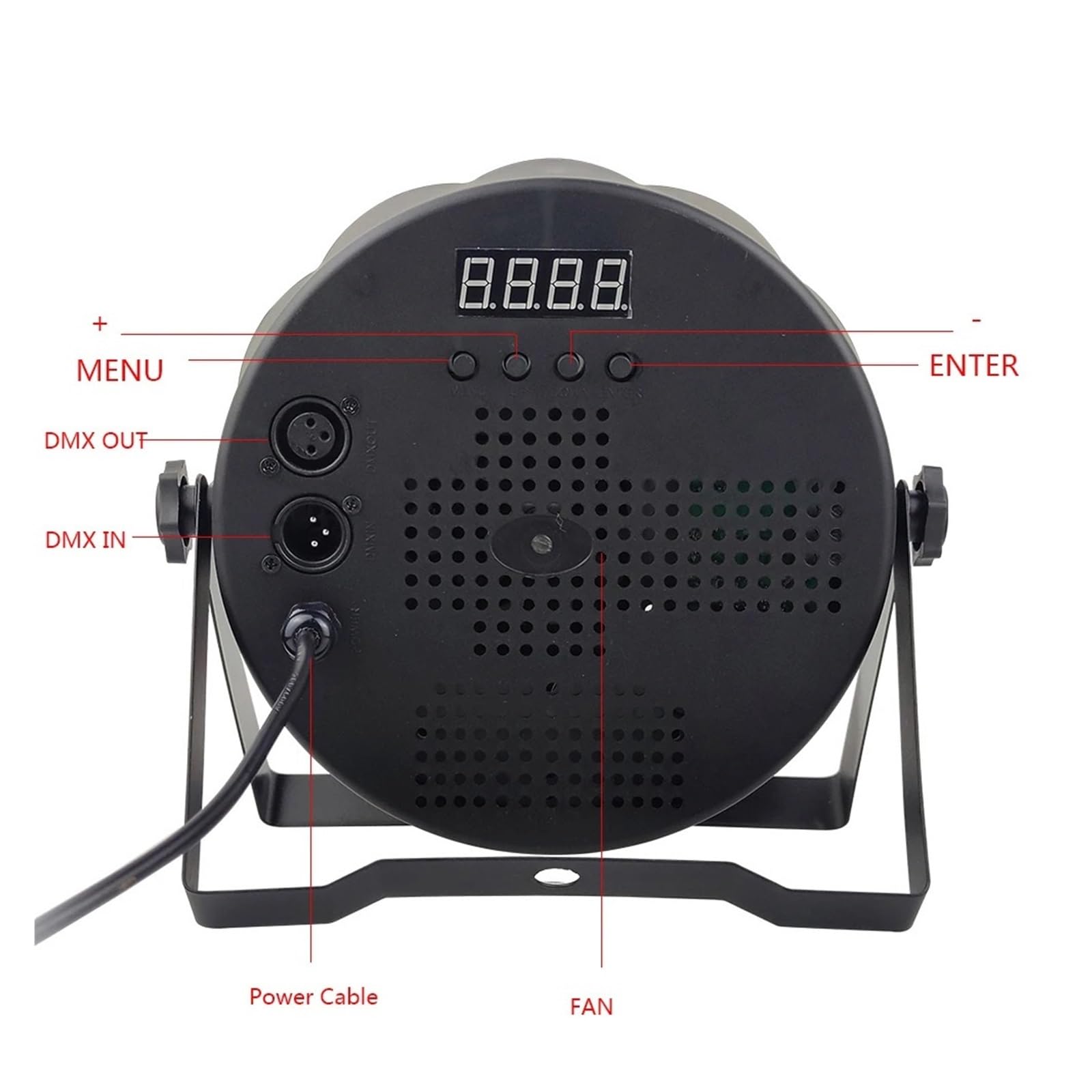 Luce da palco per DJ, Stage Par 18x18w Led Par Light RGBWA UV 6in1 Luce Par in Plastica Stage Dj Light 18x12w RGBW 4in1 Luce Par Uplight per Eventi(18x18w RGBWA UV)