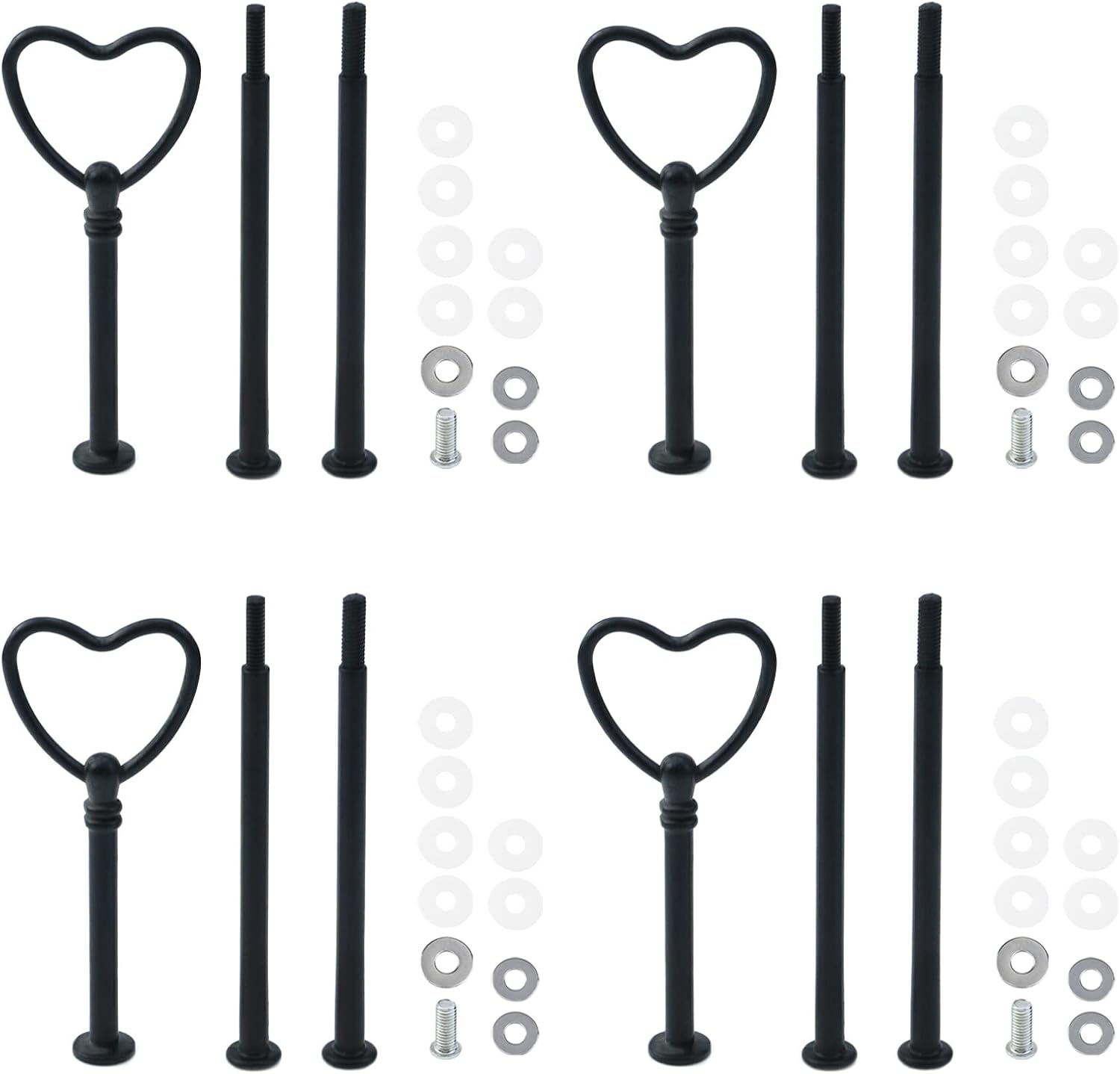 HNGSON Zinc Alloy Cake Stand Hardware 3 Tier Cake Stand