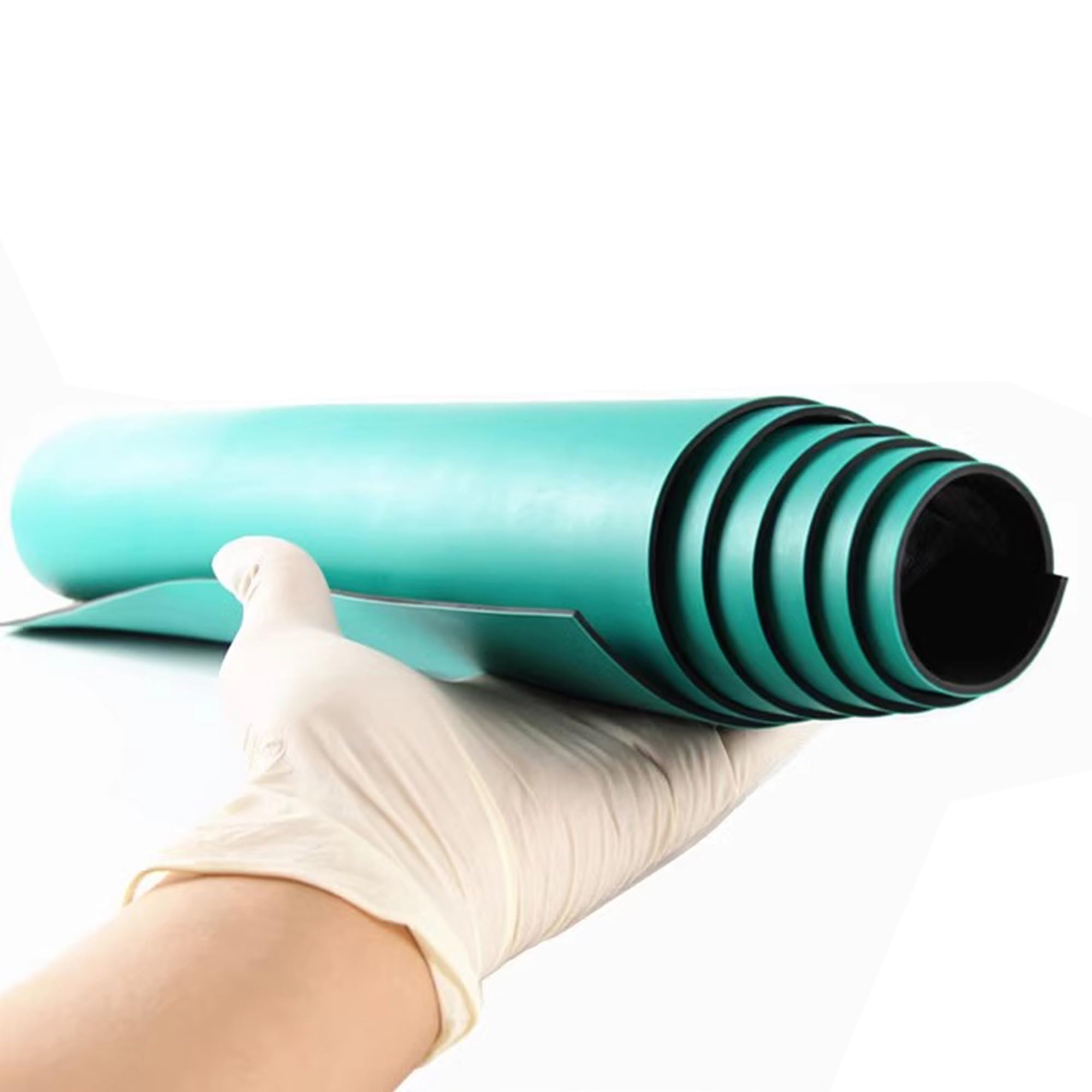 ESD-Silikon-Lötmatte, ESD-Antistatik-Gummimatte, grün, Verschiedene Größen, for Elektronikreparaturen(60x100cm)