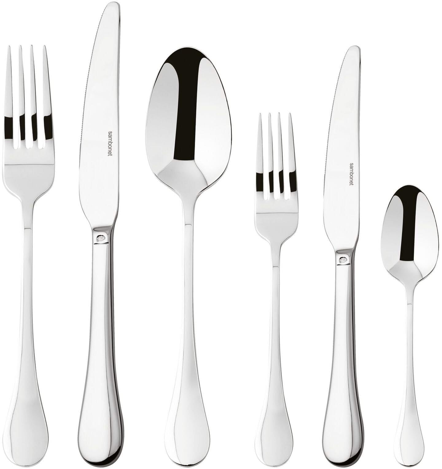 Sambonet Bloom W2404 - Posate, 36 pezzi, acciaio INOX 18/10-52568-83