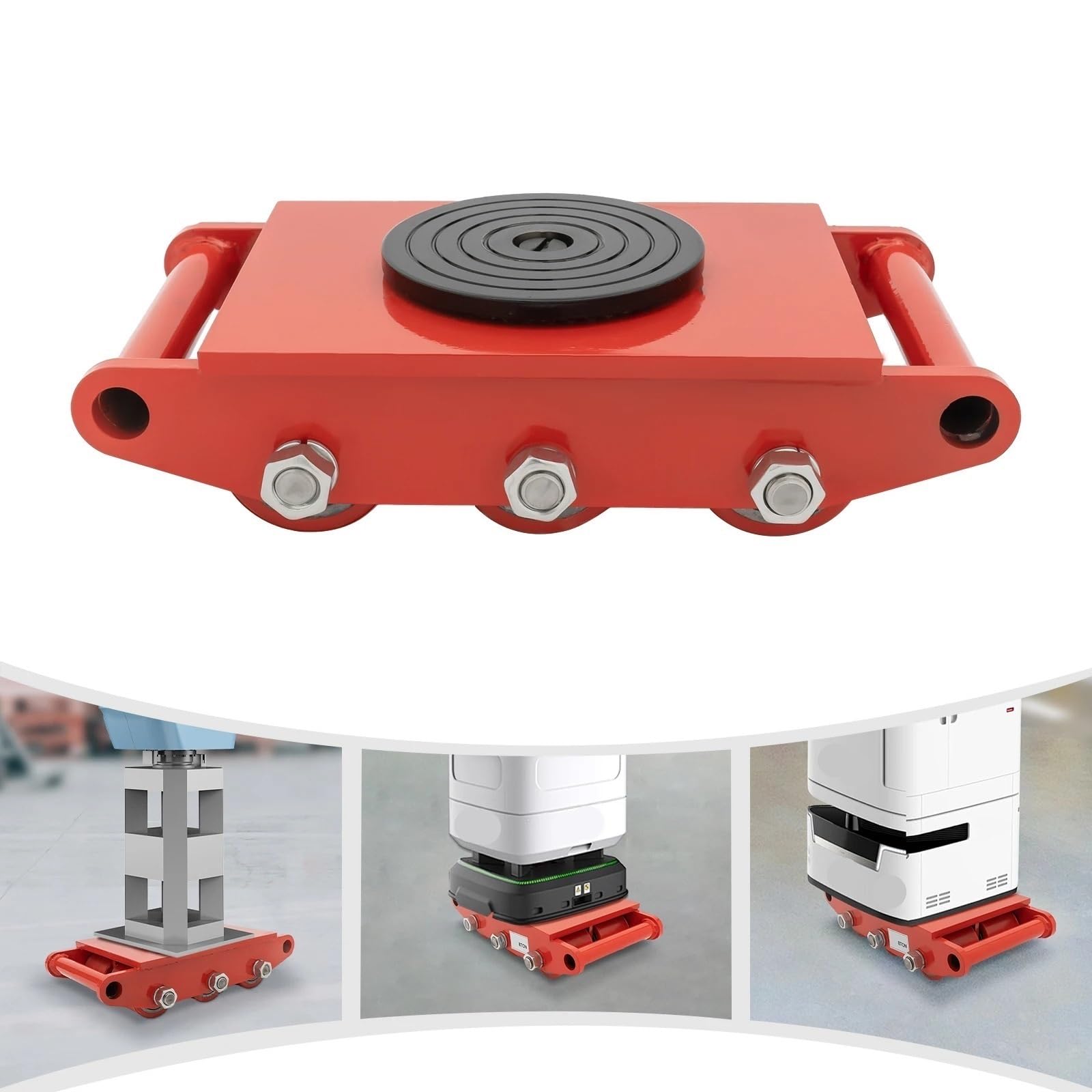 Przenośnik maszyn przemysłowych Przemysłowy wózek transportowy o(Red)