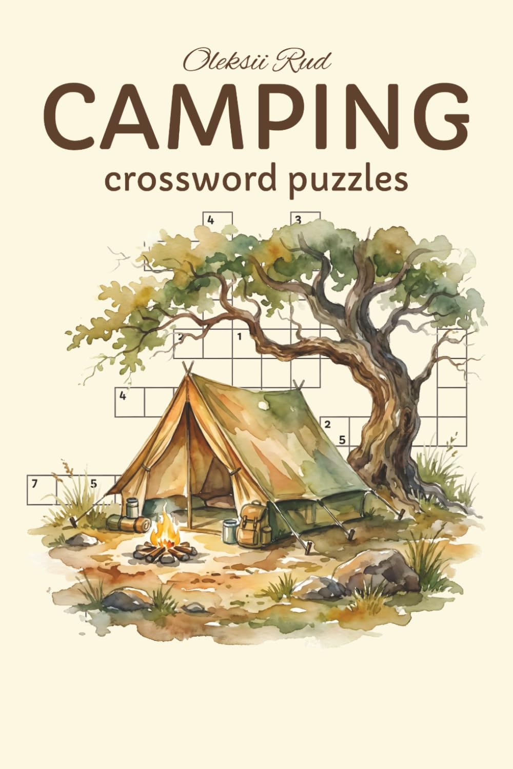 Camping Crossword Puzzles: Crossword Puzzles with Easy to Read Print about Camping, Wildlife, Hiking and More I 6x9 inches, 102 pages I 50 Puzzles | for Vacations, Holidays and Relaxation