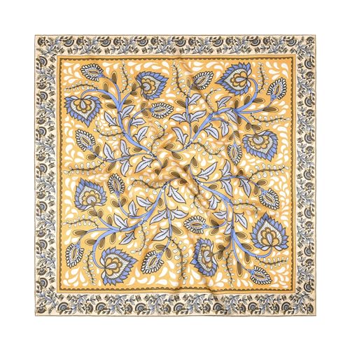 100% Mulberry Silk Scarf 43" Large Square Scarf Large Shawl - Women's Silk Oversized Headband - With Gift Packed3