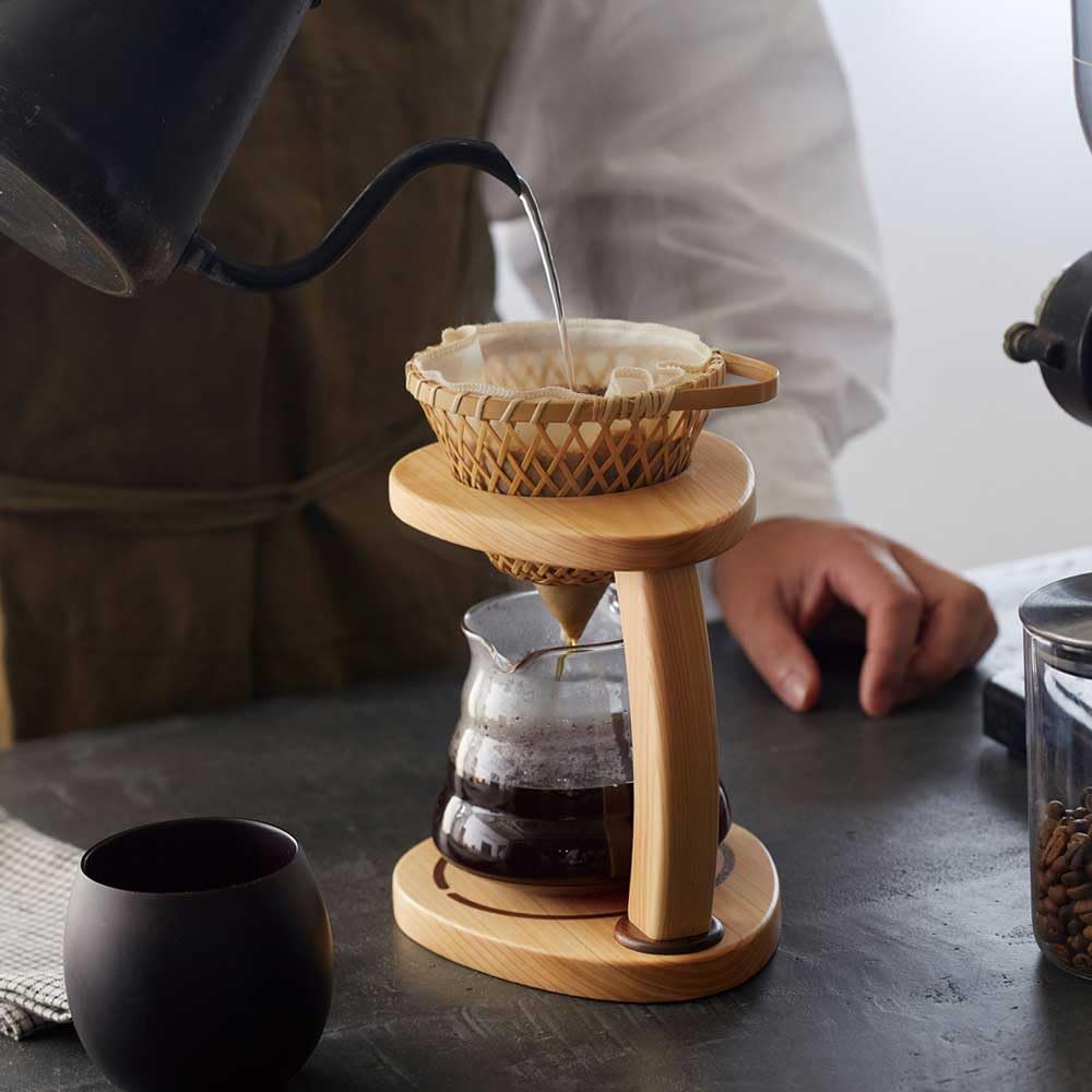 Amazon｜ヤマコー 晒竹 珈琲ドリッパー 13x11xH8.3cm 12503