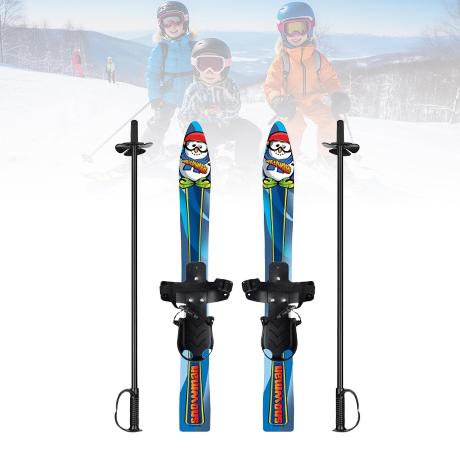 Harilla Skiblades Skiboards und Stöcke Schlittschuhe Snowboards Sportartikel Winterausrüstung mit Universalbindung Outdoor Kurzski