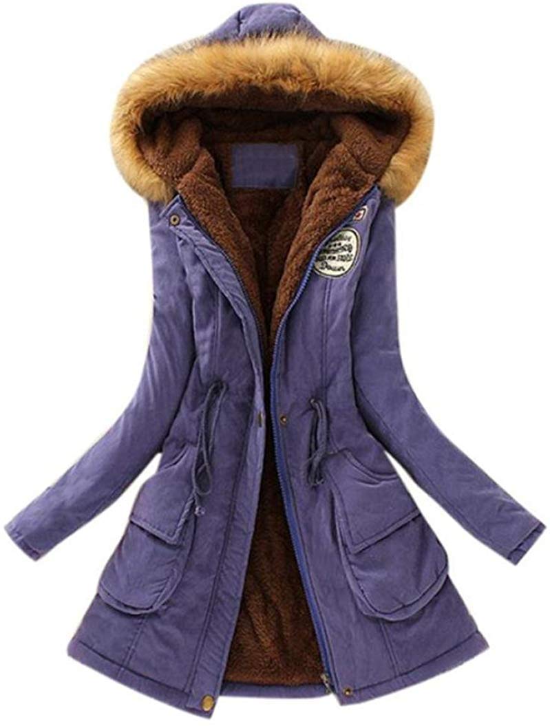 Invierno Mujeres Moda Informal más Gruesa Slim sólido Abajo Chaqueta Abrigo