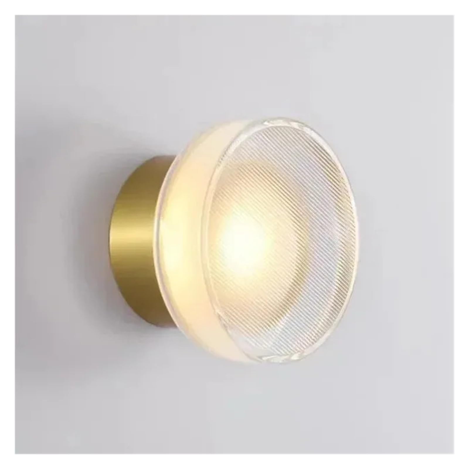 KUNYOS Modern Round Wall Lamp LED Acrylic Light Sconce Living Room Aisle Corridor Bedroom Bathroom Home Decoration Indoor Lighting(3colors Light,G)