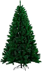 Árvore de Natal Pinheiro Luxo, 1,80m, 800 Galhos, Base de Ferro Reforçada, Verde