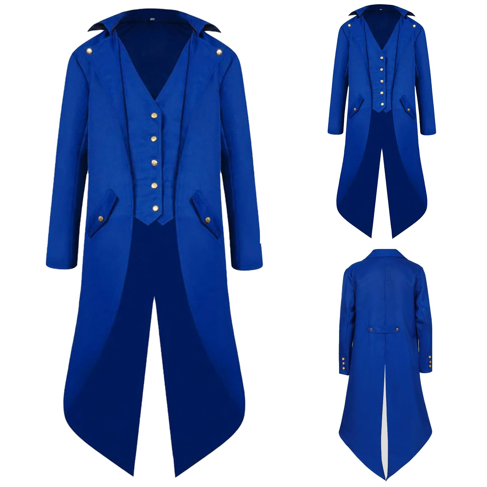 Disfraz medieval para hombre, estilo victoriano, steampunk, gótico, vintage, disfraz de Halloween