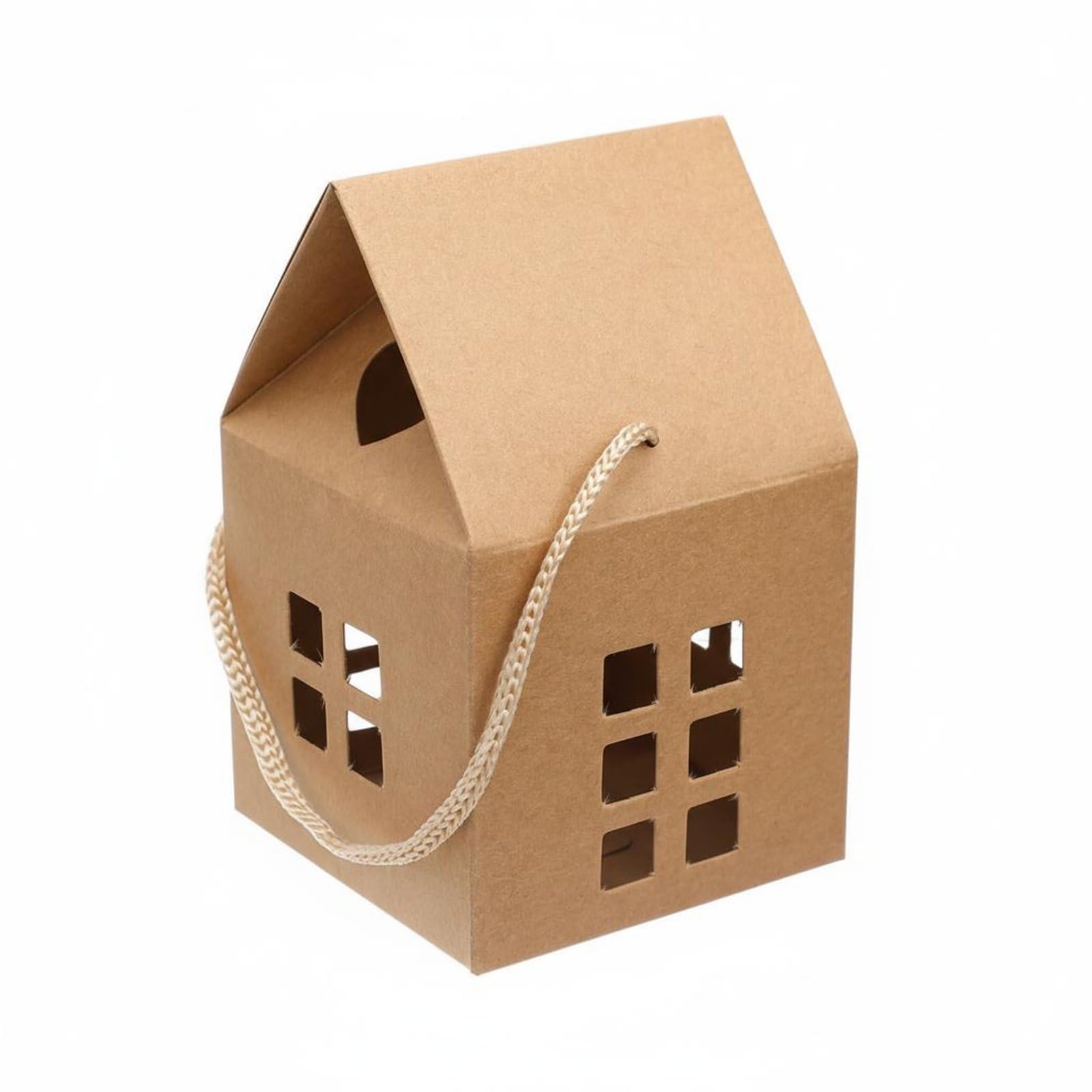 Amazon | petsola 家型ギフトボックス DIY 窓付きペーパーボックス お