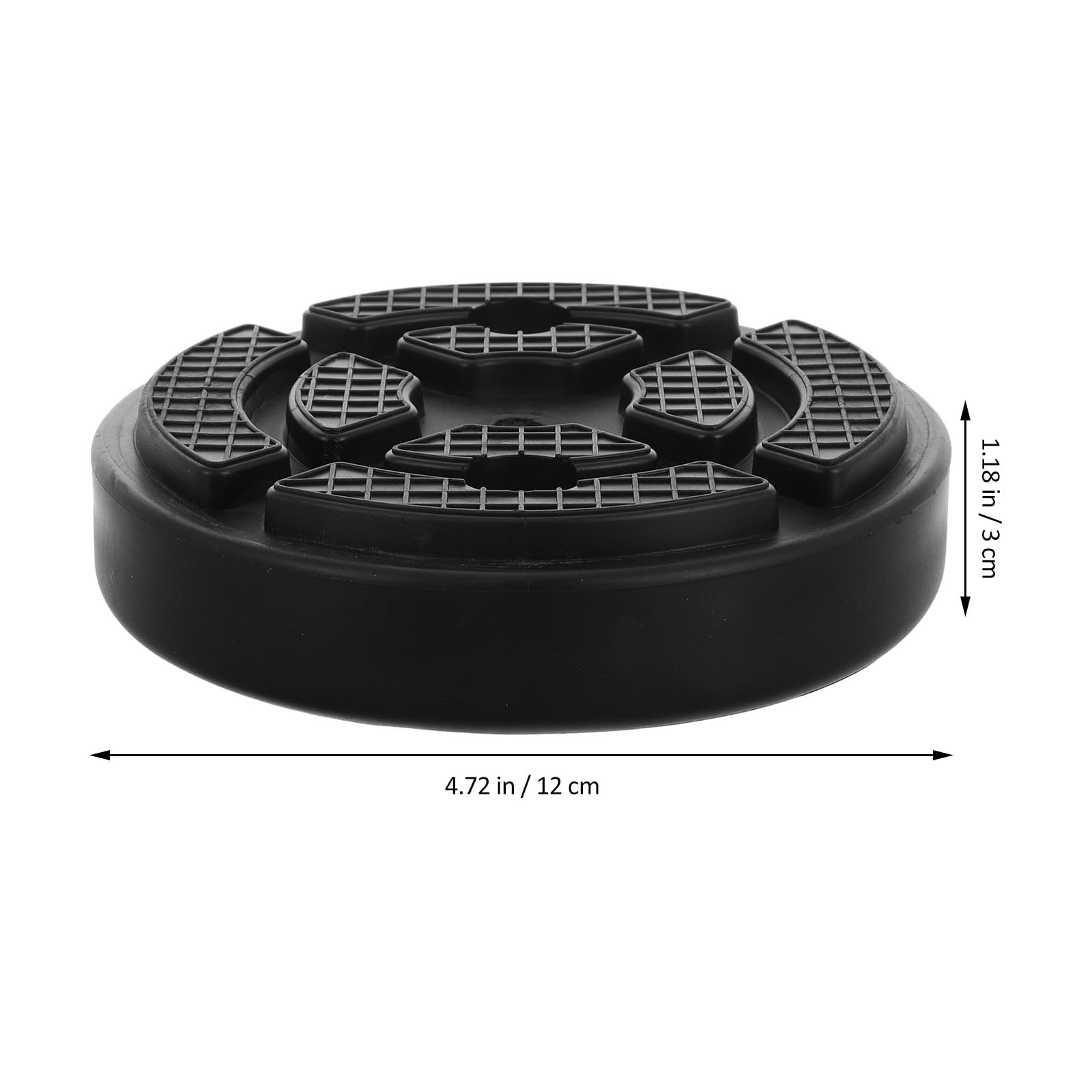 Mikinona Coussin Facile Rond de Levage pour Élévateur Caoutchouc Sécurisé Patin Antidérapant à Installer Lavage de Voiture Entretien et Véhicules