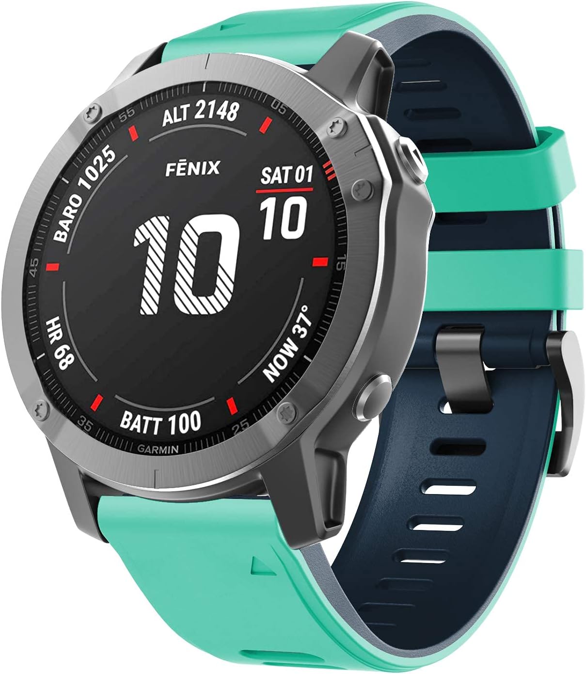NotoCity for Fenix 5/6/7/5 Plus/6 Pro/7 Pro Strap, 22mm Watch Strap for Garmin Epix (Gen 2), Approach S62 - Image 4