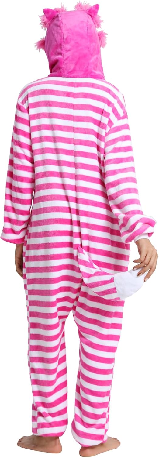 Unisex Adult Animal Onesie Pajamas, Mens Womens Flannel Halloween Cosplay Costume/Homewear/Sleepwear - Image 5