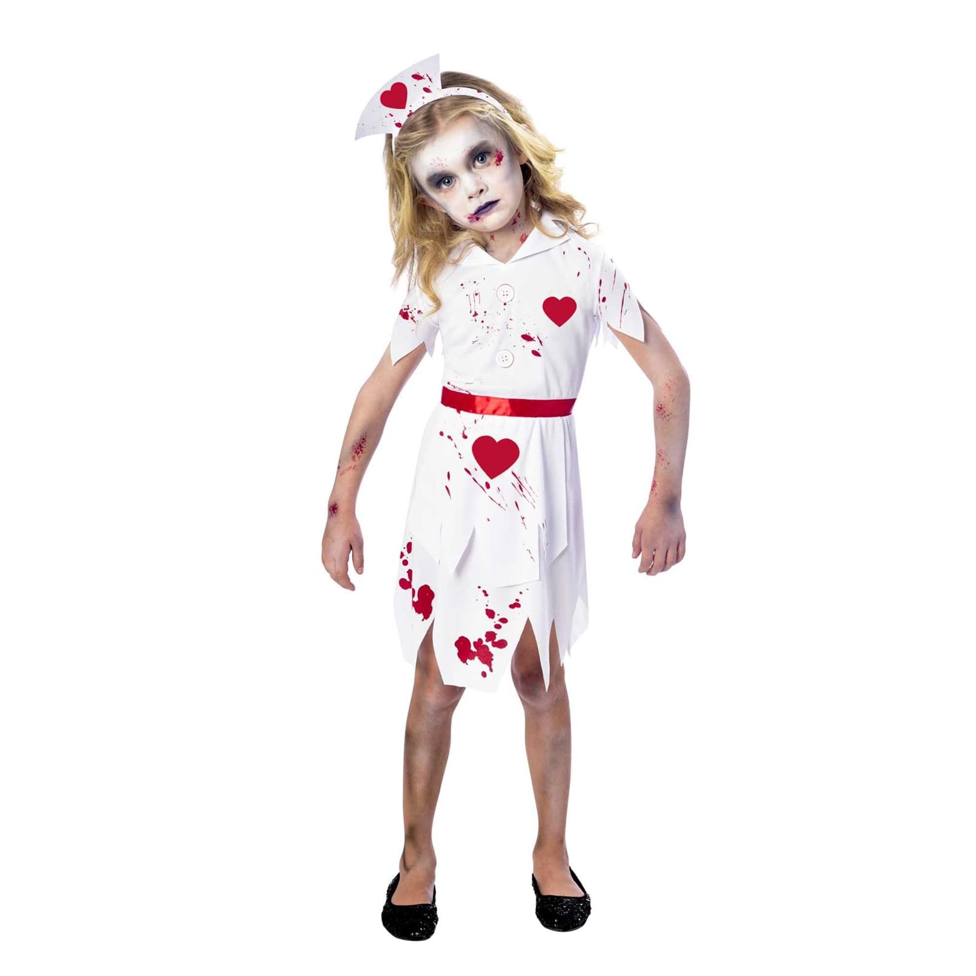 Child Zombie Nurse Costume Age AGE 9-10 YEARS