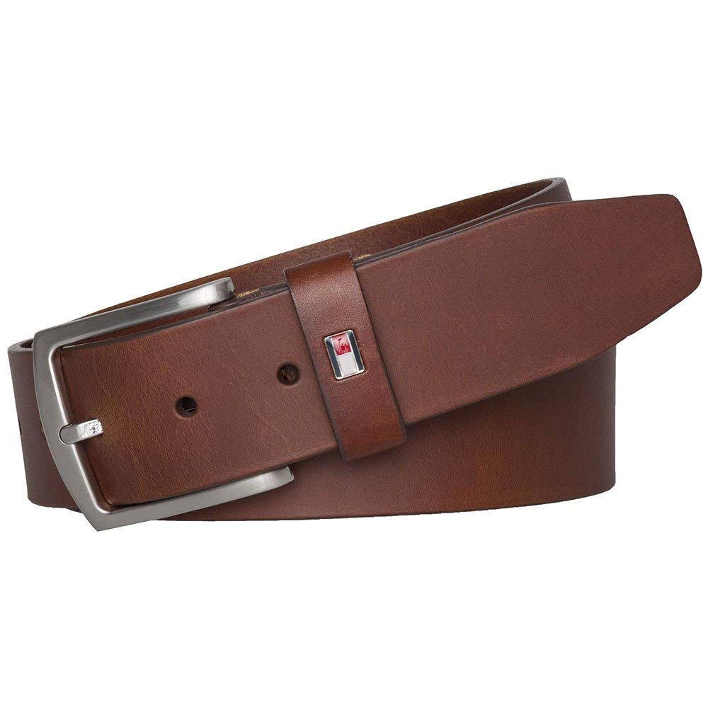 Tommy Hilfiger Men's New Denton Belt 4.0 E367863162 Belt, Brown (Dark Tan), 95