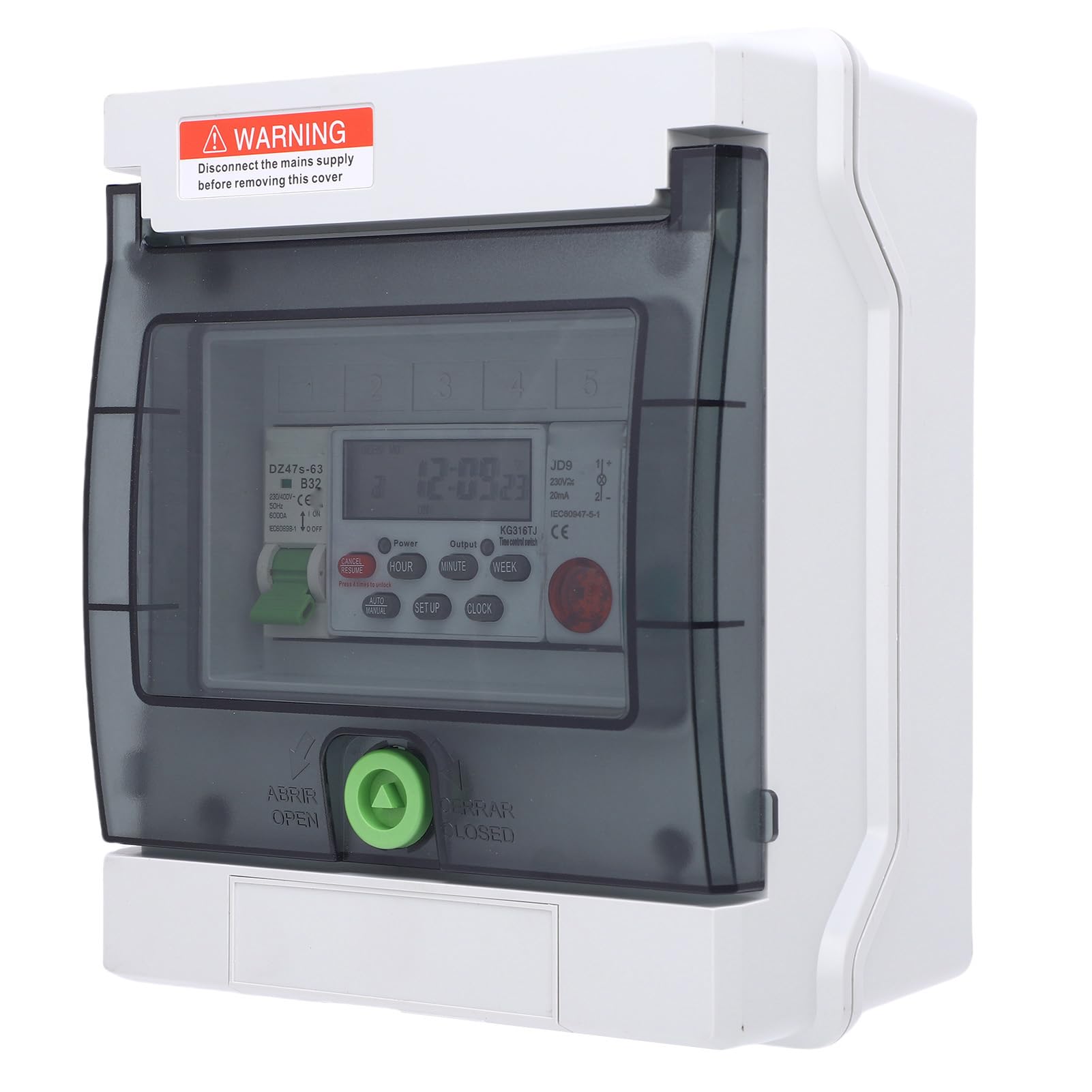 KIMISS 32A Outdoor Water Proof Timer Control Box Reliable Digital Switch
