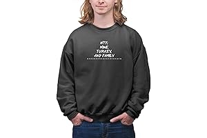 Funny Fly High Wine Turkey Matching Family Sweatshirt Group Feast