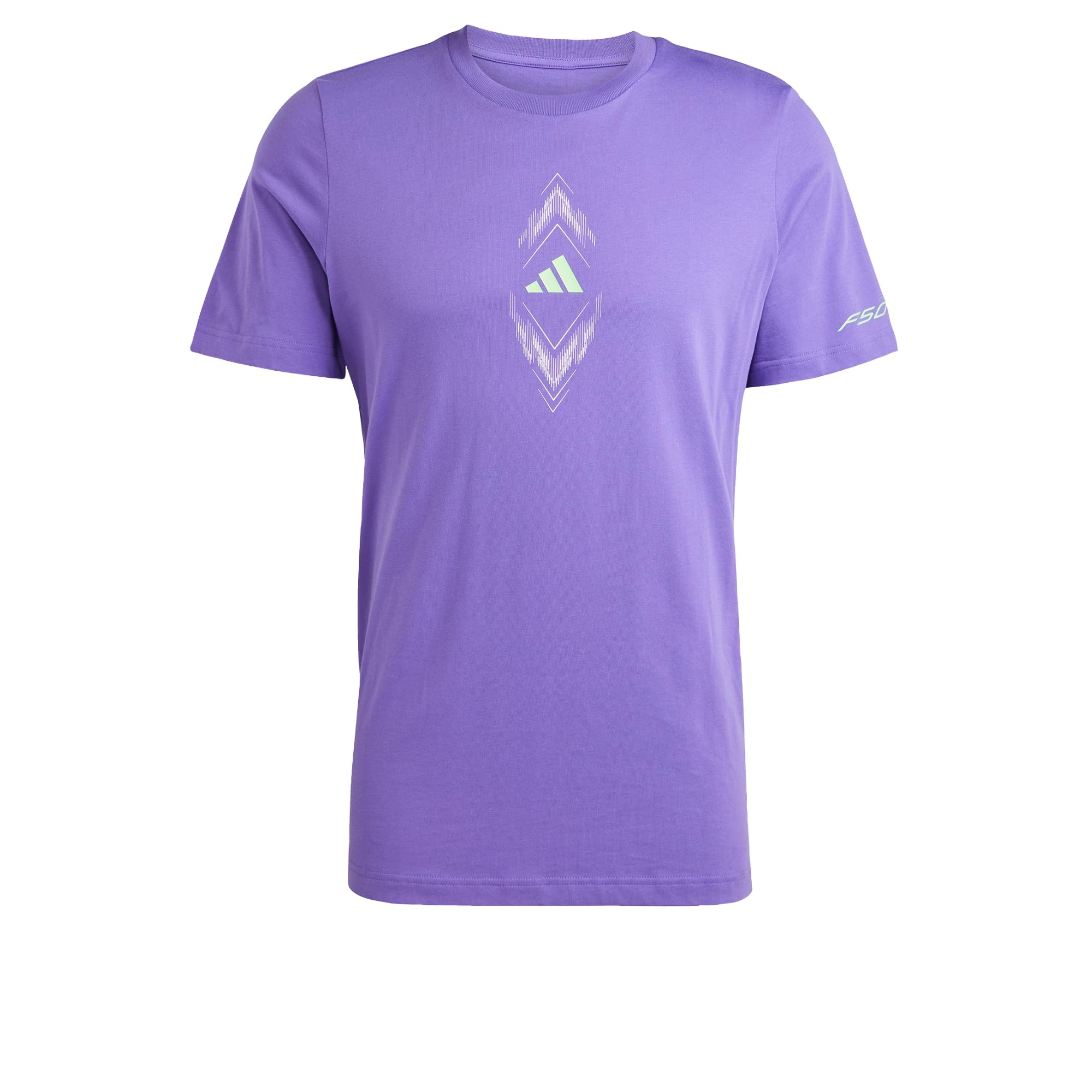 adidas F50 Graphic Short Sleeve T-Shirt L Purple