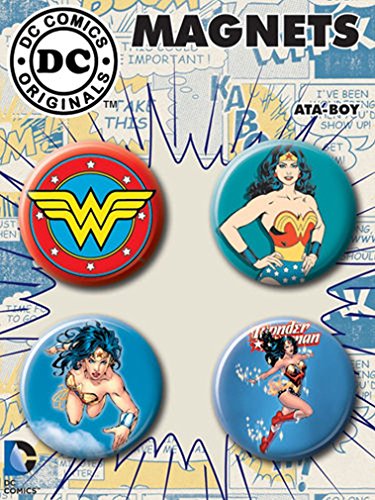 Ata-Boy DC Comics Wonder Woman Set of 4 1.25