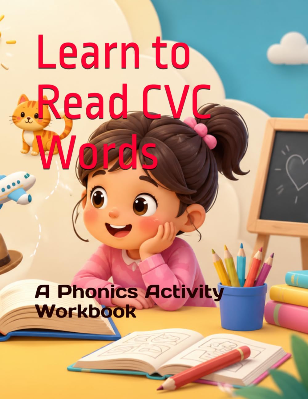 Learn to Read CVC Words: A Phonics Activity Workbook