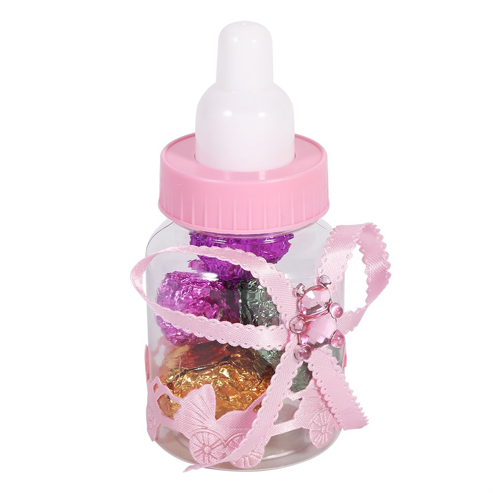 Alomejor Set di Bottiglie Uniche 50 Pezzi, Portafavori per Baby Shower