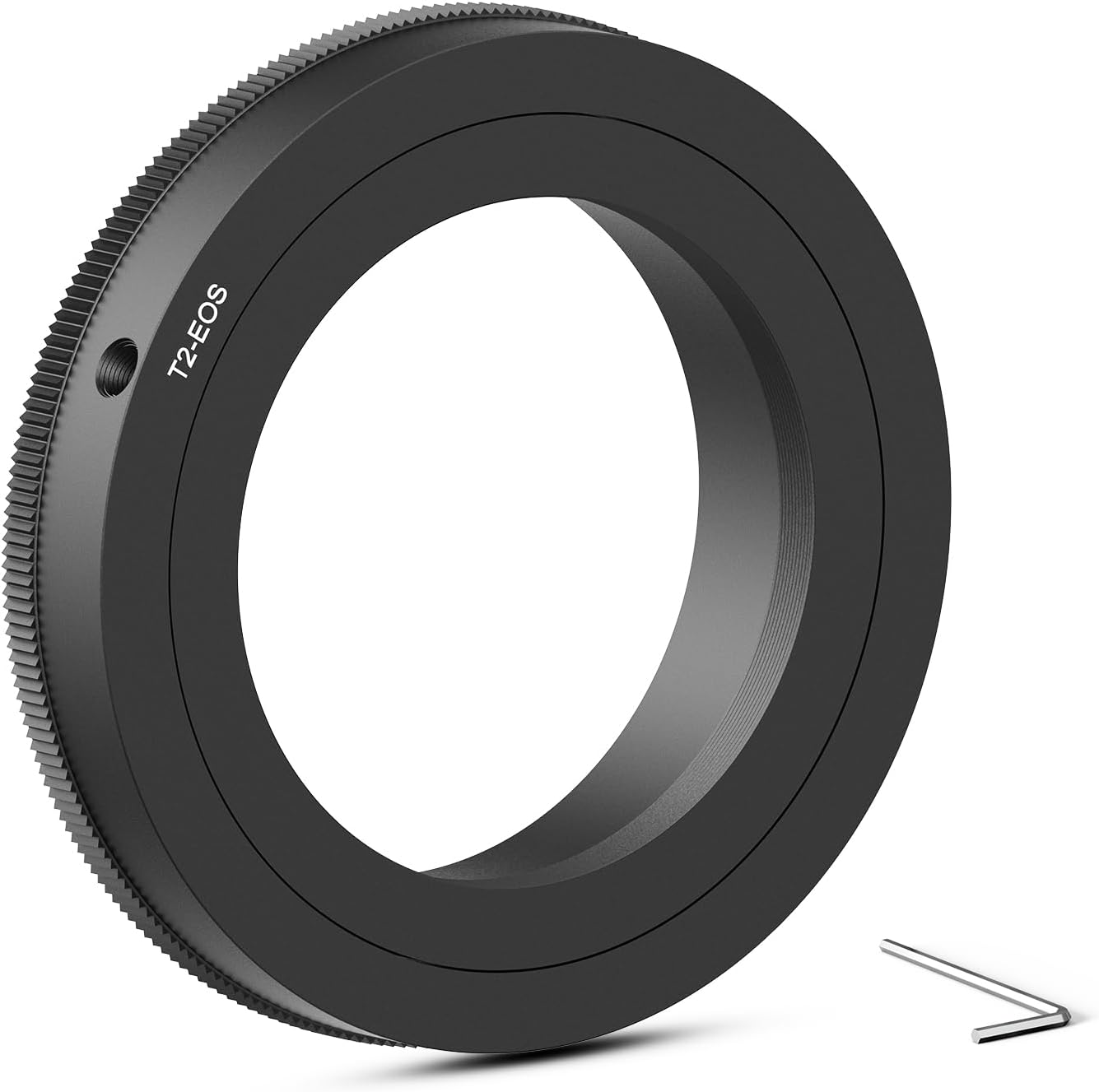 Lightdow T/T2 Mount Lens Adapter Ring for Canon EOS Rebel T3 T3i T4i T5 T5i T6 T6i T6s T7 T7i SL1 SL2 6D 7D 7D 60D 70D 77D 80D 5D II/III/IV DSLR Camera